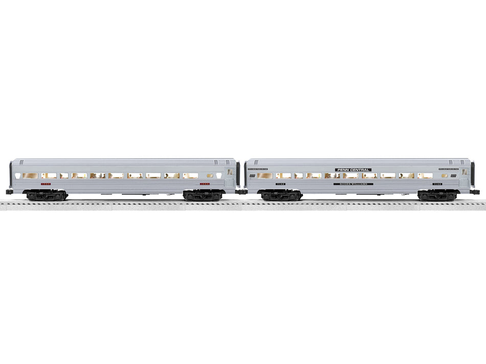 PENN CENTRAL 18" ALUMINUM COACH 2 PACK