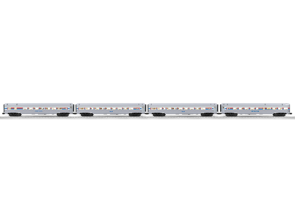 AMTRAK 18" ALUMINUM 4 PACK PHASE I