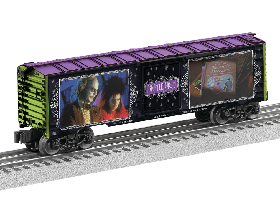BEETLEJUICE LIGHTED BOXCAR #2