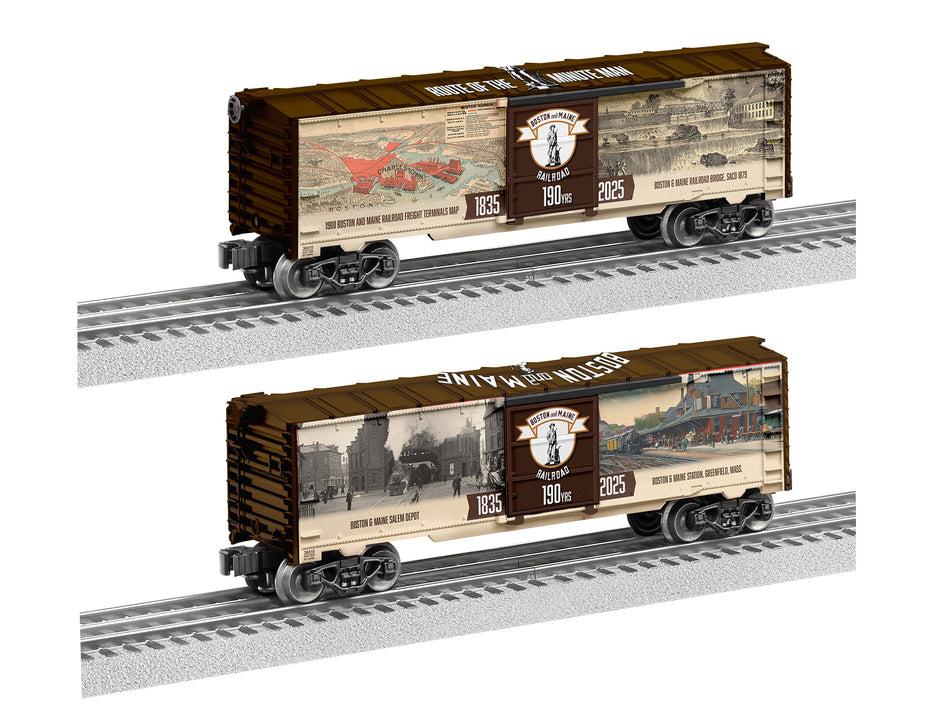 BOSTON & MAINE RAILROAD 190TH ANNIV. MUSA BOXCAR