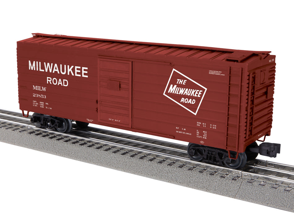 MILWAUKEE ROAD RIB-SIDE BOXCAR #23853