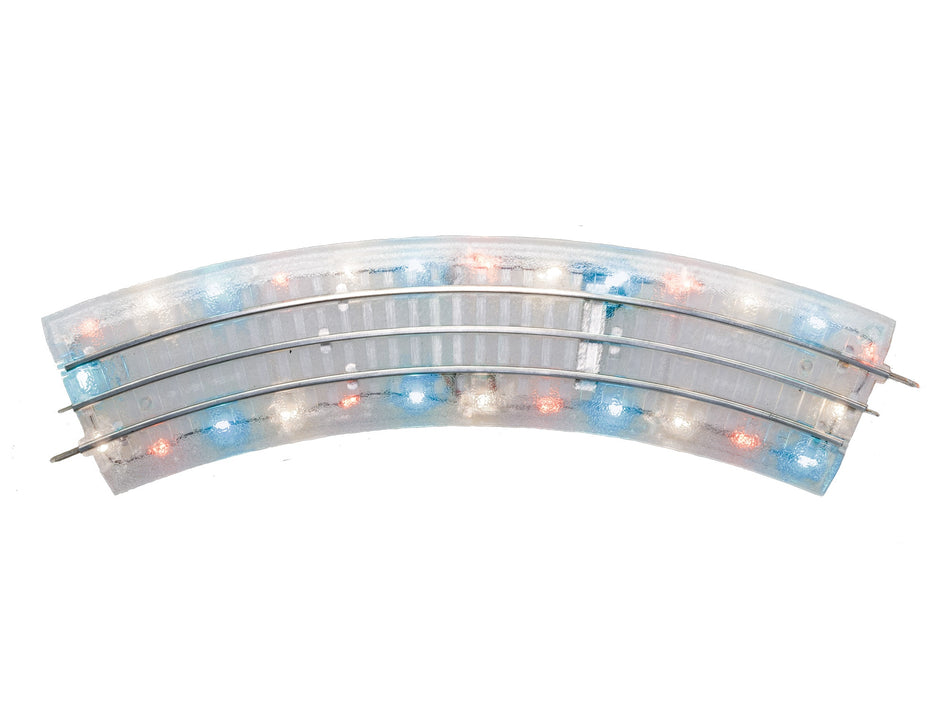 PATRIOTIC LIGHTED FASTRACK O36 CURVED 4-PACK