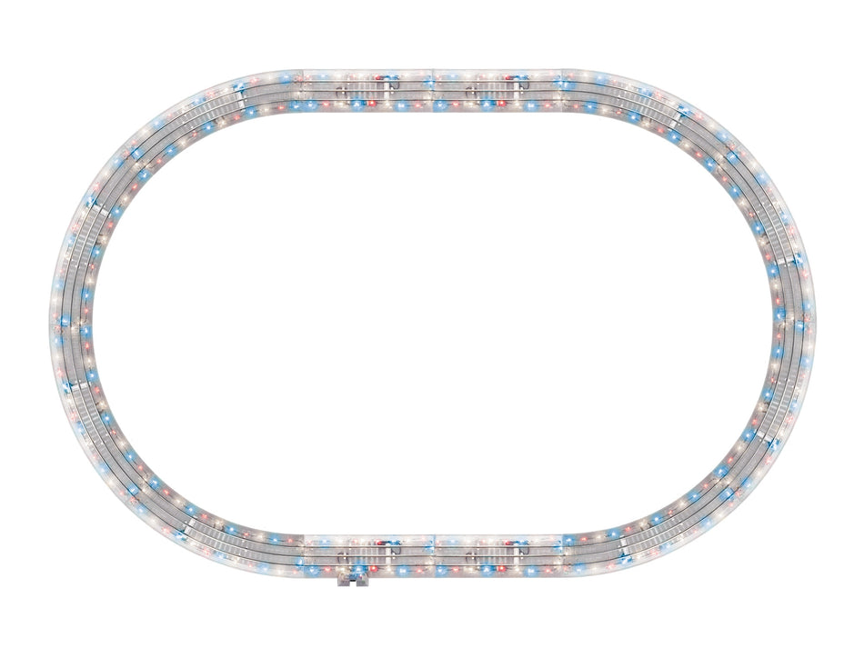 PATRIOTIC LIGHTED FASTRACK 40" X 60" OVAL TRACK PACK