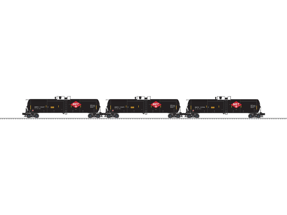 MET ETHANOL TANK CAR 3 PACK