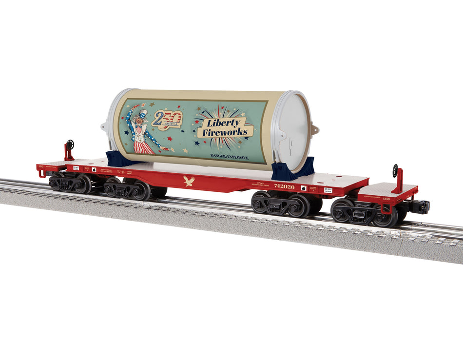AMERICA HEAVY DUTY FLATCAR WITH LOAD #742026