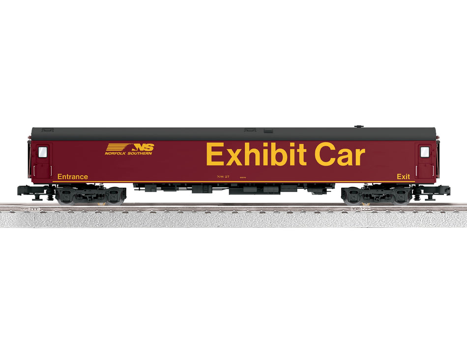 NORFOLK SOUTHERN 18" ALUMINUM EXHIBIT CAR