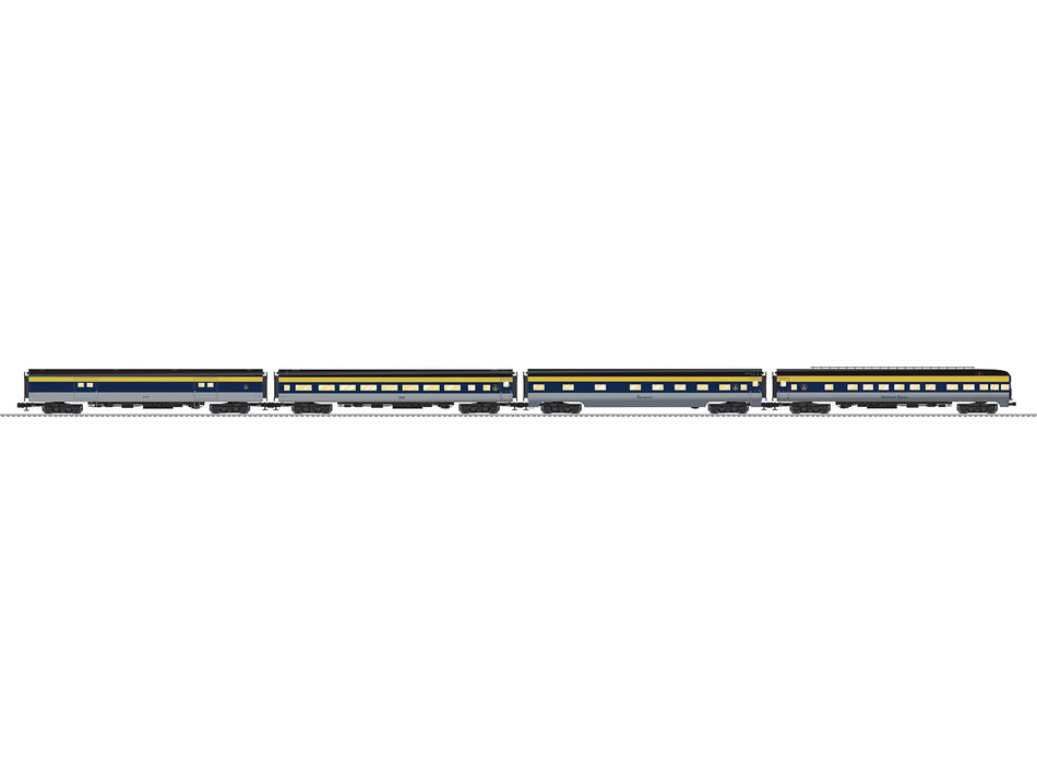 BALTIMORE & OHIO ALUMINUM 18" PASSENGER 4 PACK