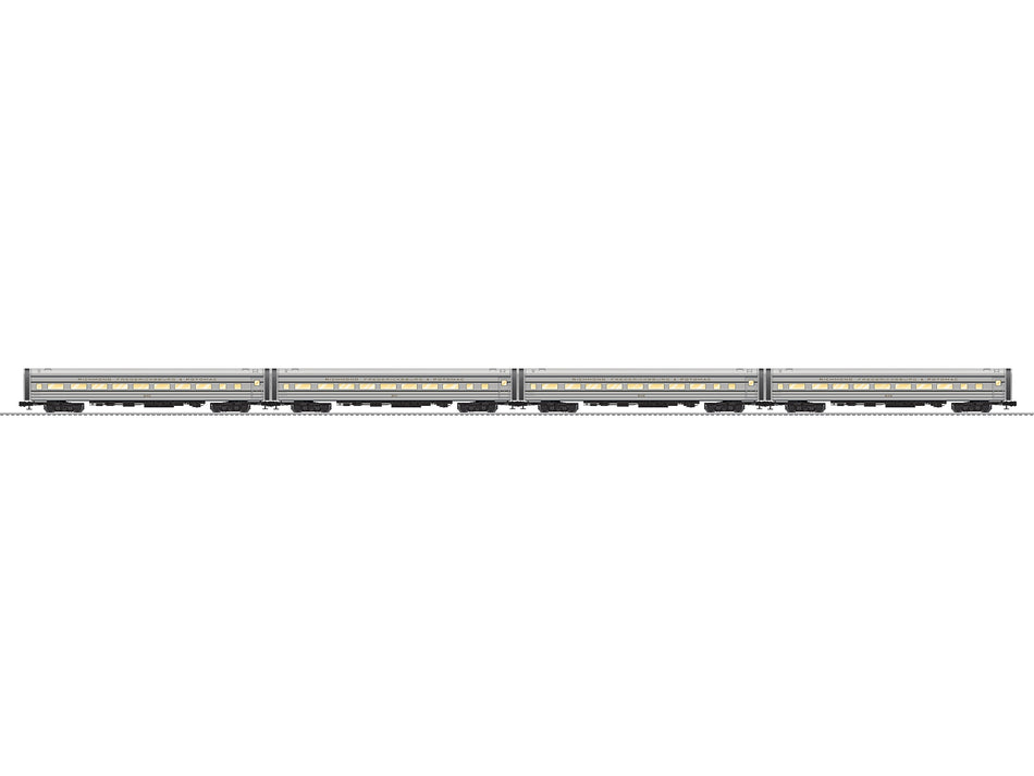 RF&P ALUMINUM 18" PASSENGER 4 PACK