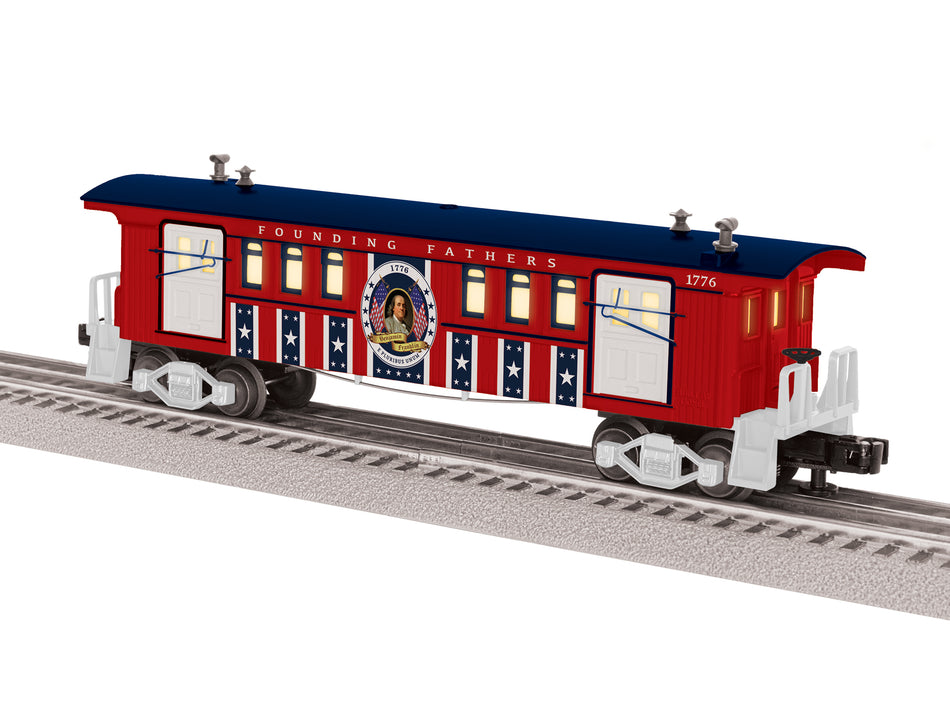 FOUNDING FATHERS BENJAMIN FRANKLIN MAIL CAR