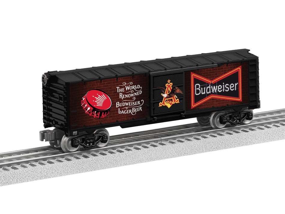 BUDWEISER ILLUMINATED BAR SIGN BOXCAR #3