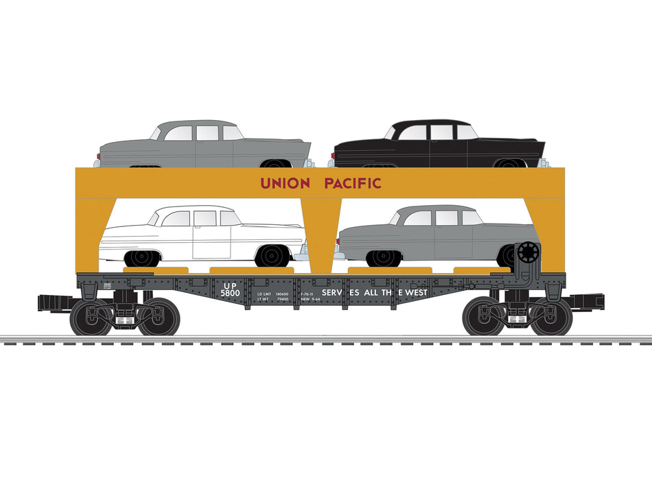 UNION PACIFIC AUTO-LOADER WITH CARS
