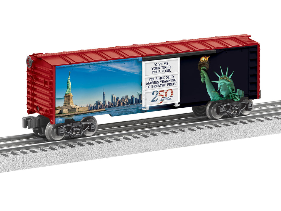 STATUE OF LIBERTY ILLUMINATED BOXCAR
