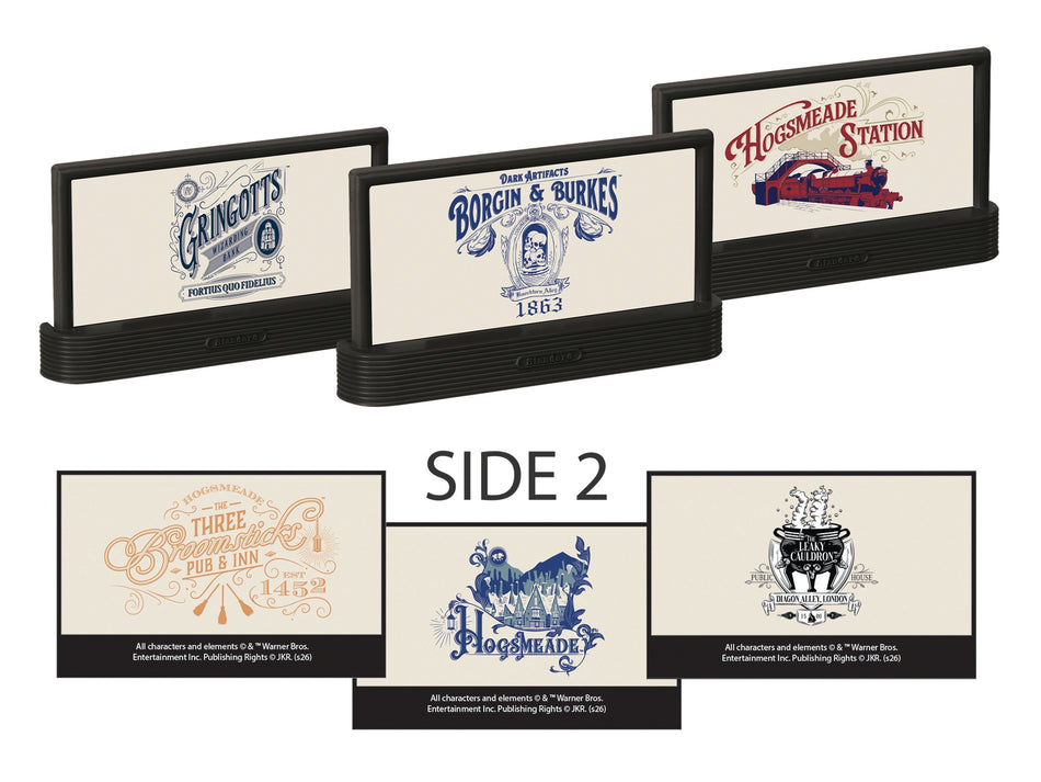 HARRY POTTER HOGSMEADE BILLBOARD 3-PACK