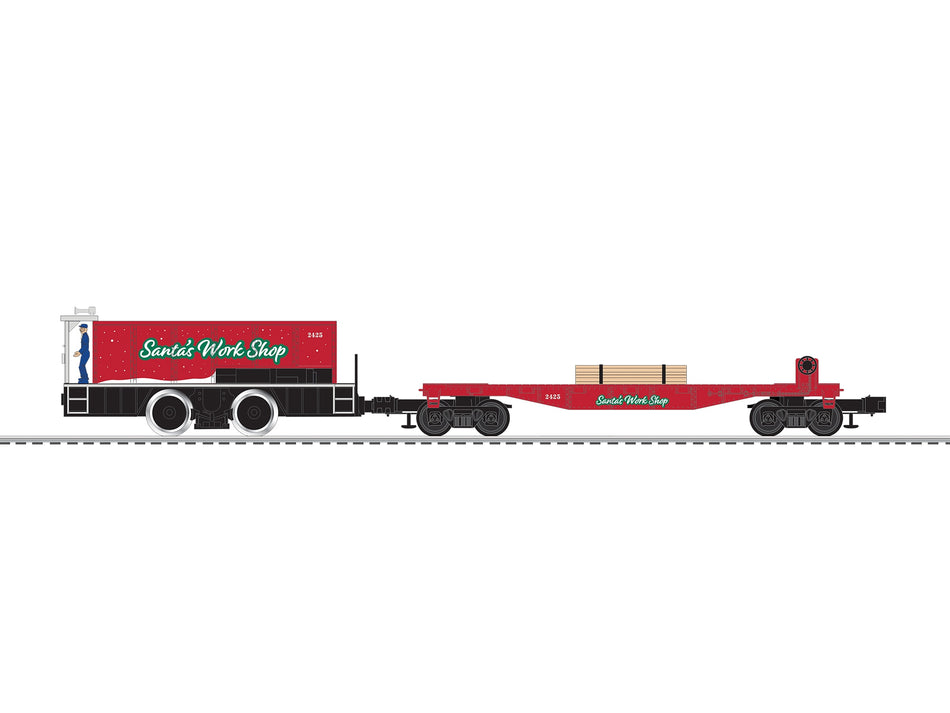 CHRISTMAS TIE-JECTOR AND FLATCAR #2425