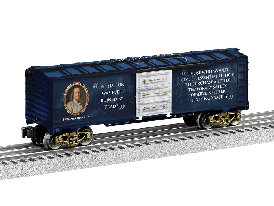 FOUNDING FATHERS - BEN FRANKLIN BOXCAR