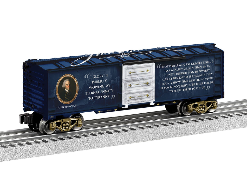 FOUNDING FATHERS - JOHN HANCOCK BOXCAR