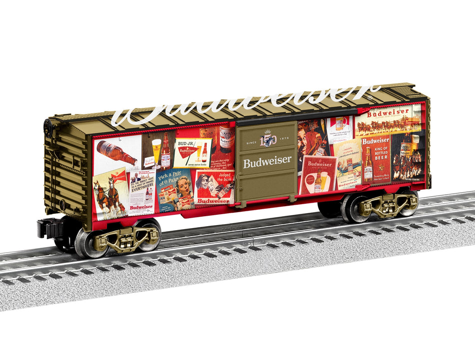 BUDWEISER 150TH ANNIVERSARY BOXCAR
