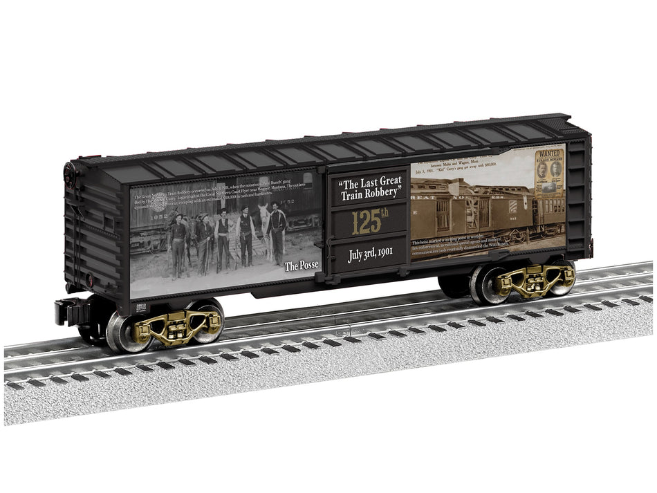 BUTCH CASSIDY & SUNDANCE KID TRAIN ROBBERY 125TH ANNIV. MUSA BOXCAR