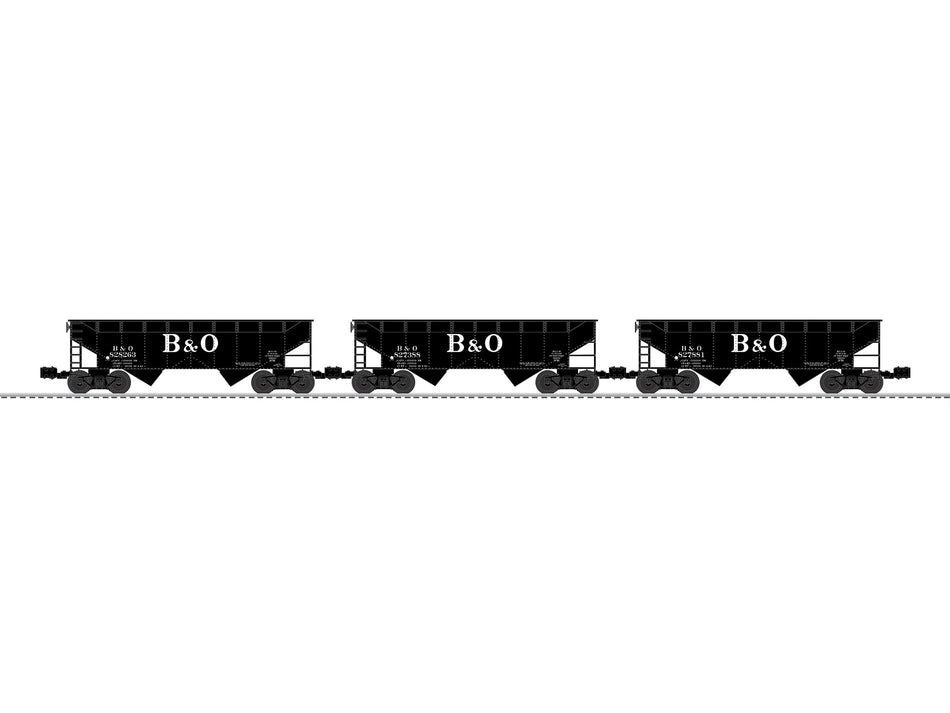 B&O 2 BAY AAR HOPPER 3 PACK