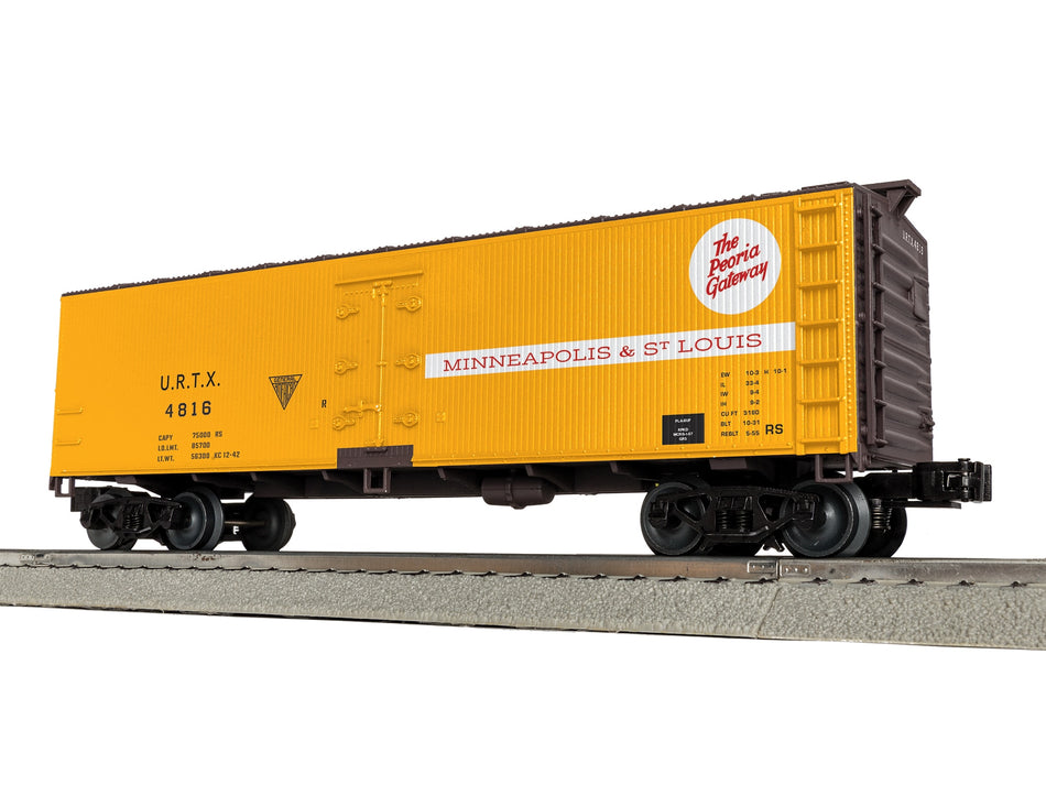 MINNEAPOLIS & ST LOUIS WOODSIDE REEFER #4816