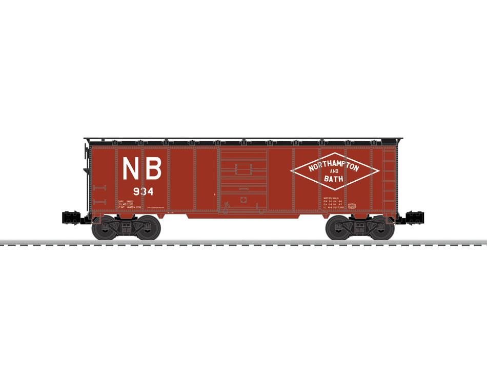 NORTHAMPTON & BATH STEEL SIDE BOXCAR #934