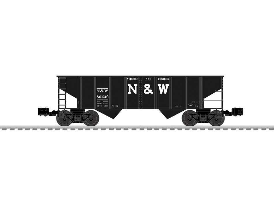 NORFOLK & WESTERN 2 BAY HOPPER #86449