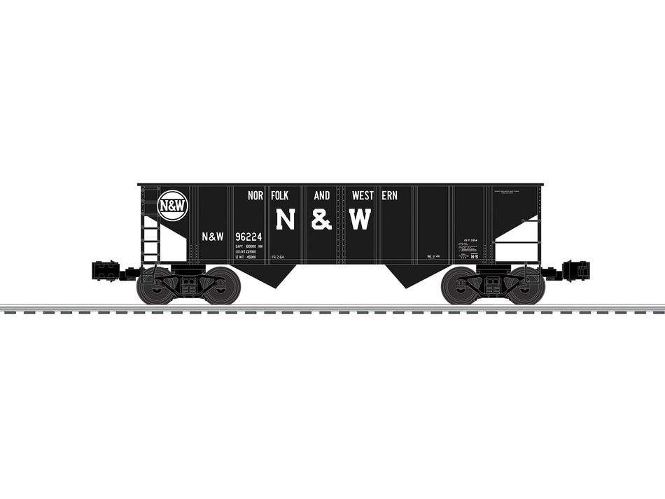 NORFOLK & WESTERN 2 BAY HOPPER #96224