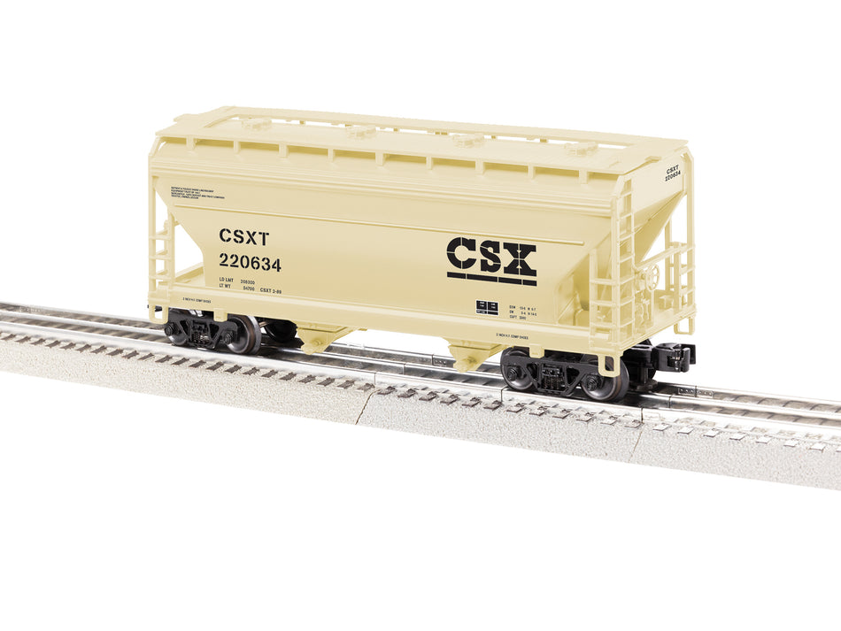 CSX 2 BAY ACF COVERED HOPPER #220634