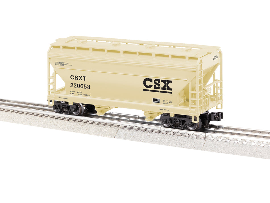 CSX 2 BAY ACF COVERED HOPPER #220653