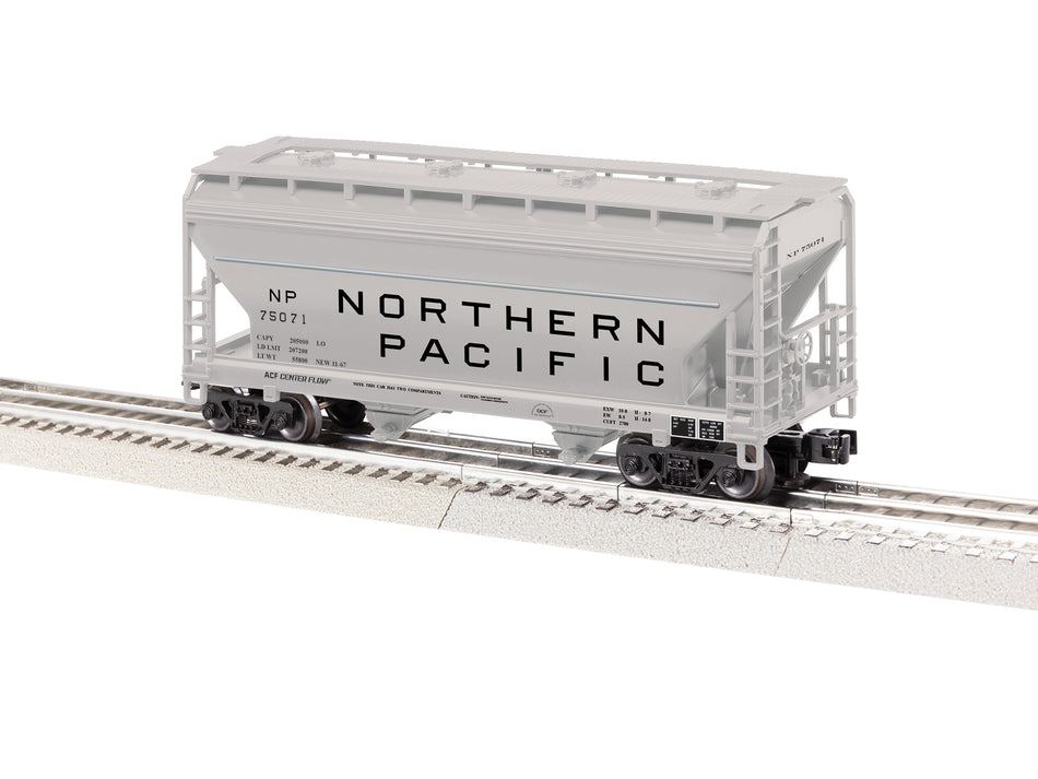 NORTHERN PACIFIC 2-BAY ACF COVERED HOPPER #75071