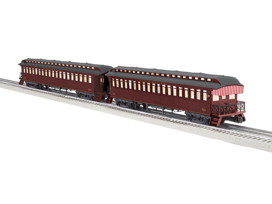 UNION PACIFIC WOOD PASSENGER TWO-PACK C