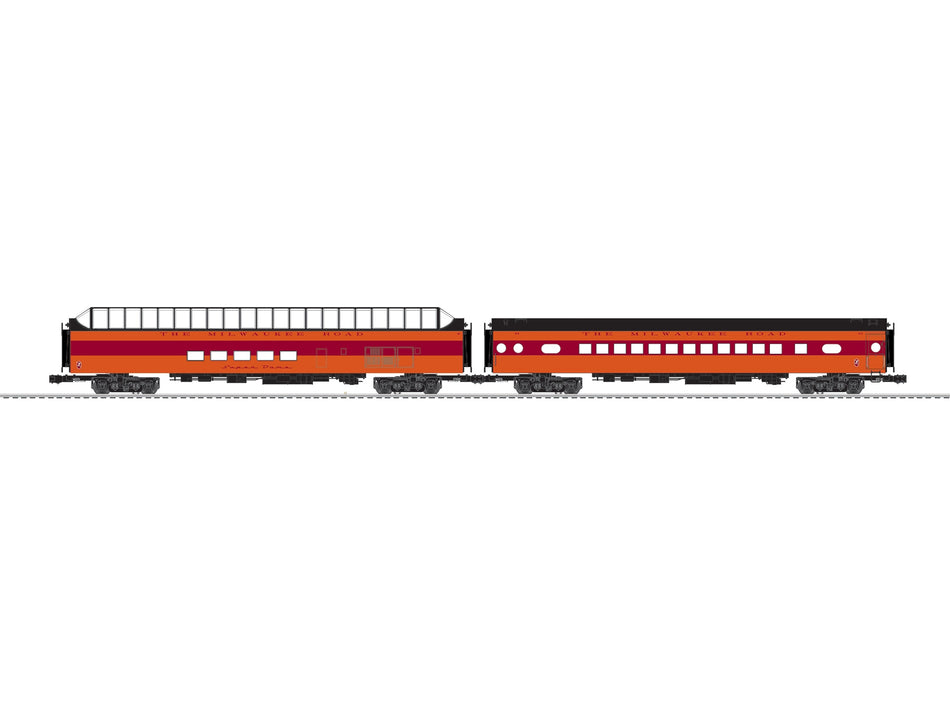 MILWAUKEE ROAD HIAWATHA ALUMINUM 2 PACK (ORANGE)