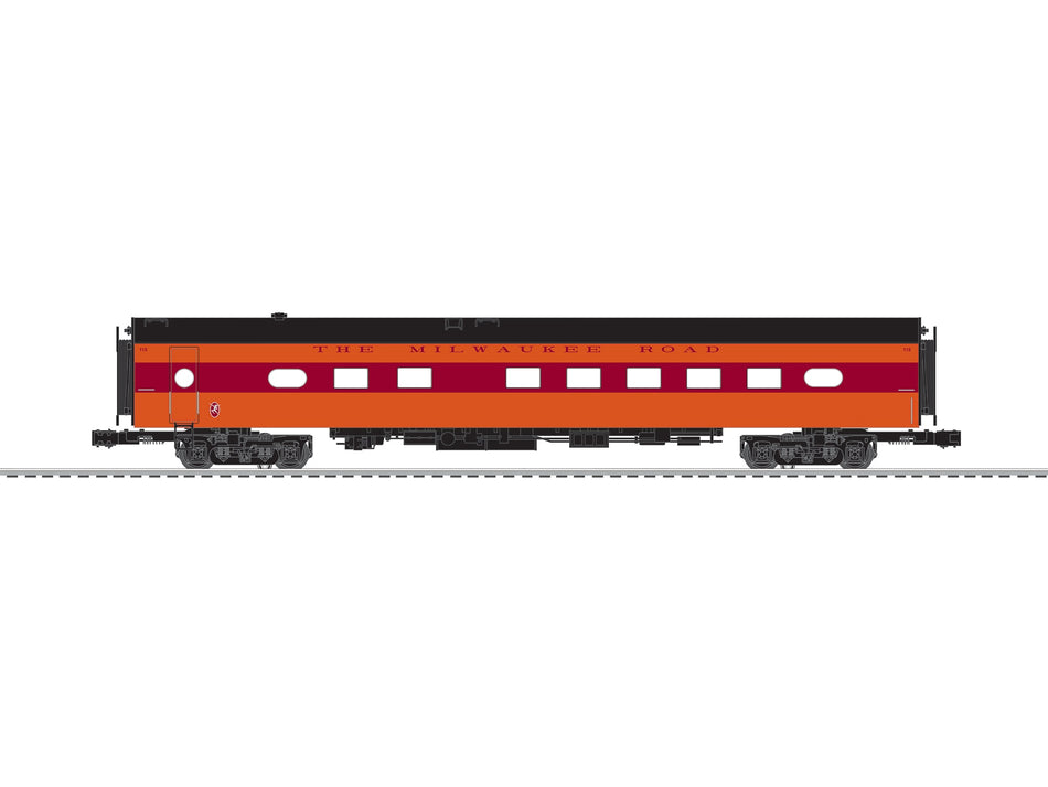 MILWAUKEE ROAD HIAWATHA ALUMINUM SS DINER (ORANGE)