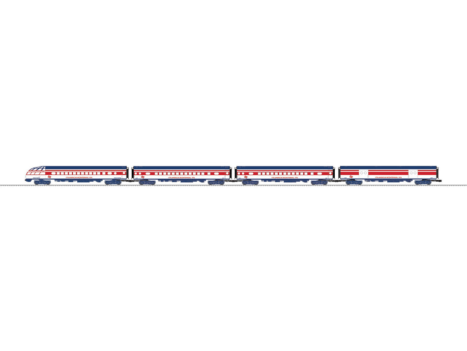 MILWAUKEE ROAD BICENTENNIAL ALUMINUM 4 PACK