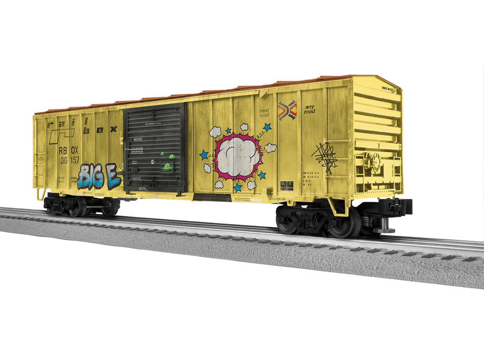WEATHERED RAILBOX 50' BOXCAR #36157
