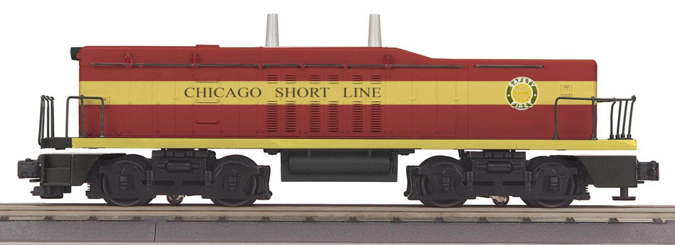 CHICAGO SHORT LINE O GAUGE RAILKING SW-9 SWITCHER MOTEUR DIESEL CALF (SANS MOTEUR)