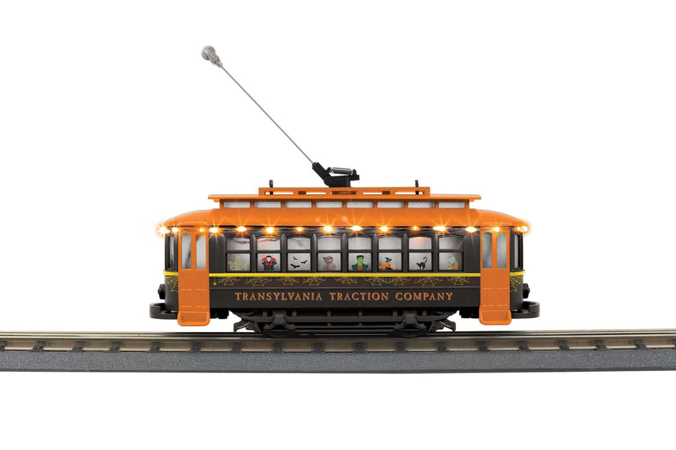 TRANSYLVANIA TRACTION COMPANY TROLLEY BUMP-N-GO AVEC LUMIÈRES DEL