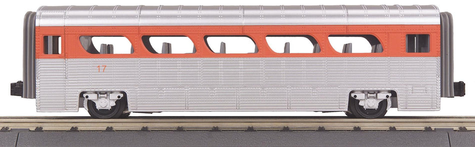 NEW YORK CENTRAL O GAUGE RAILKING AEROTRAIN COACH CAR
