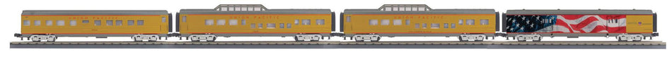 UNION PACIFIC 4-CAR STREAMLINED PASSENGER SET Ð YELLOW