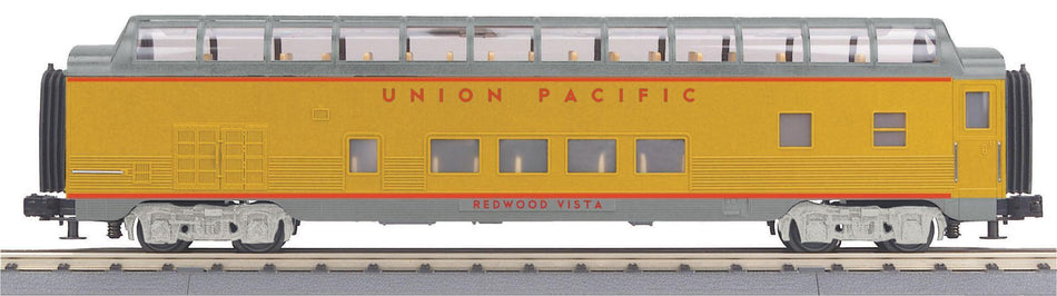 UNION PACIFIC STREAMLINED FULL-LENGTH VISTA DOME CAR Ð YELLOW