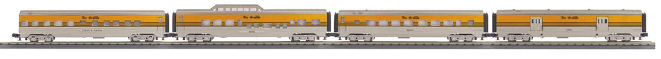 DENVER RIO GRANDE 4-CAR STREAMLINED PASSENGER SET