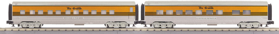 DENVER RIO GRANDE 2-CAR STREAMLINED SLEEPER/DINER SET