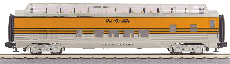 DENVER RIO GRANDE STREAMLINED FULL-LENGTH VISTA DOME CAR