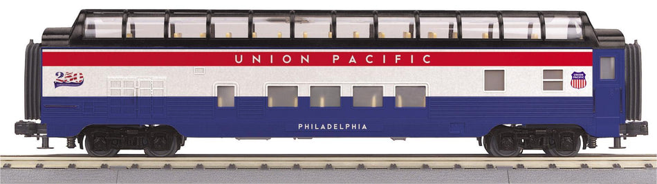 SEMIQUINCENTENNIAL STREAMLINED FULL-LENGTH VISTA DOME CAR