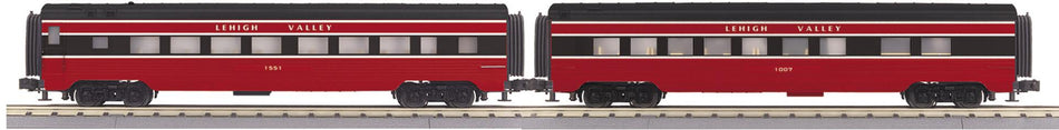 LEHIGH VALLEY 2-CAR STREAMLINED SLEEPER/DINER SET