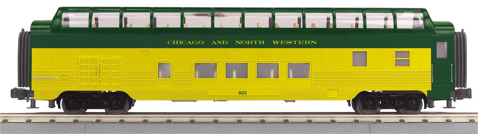 CNW STREAMLINED FULL-LENGTH VISTA DOME CAR