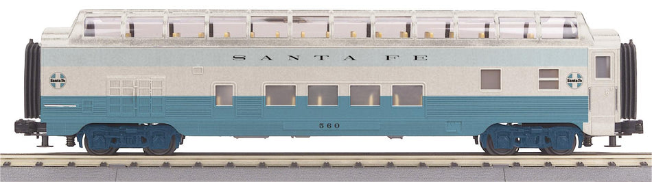 SANTA FE STREAMLINED FULL-LENGTH VISTA DOME CAR
