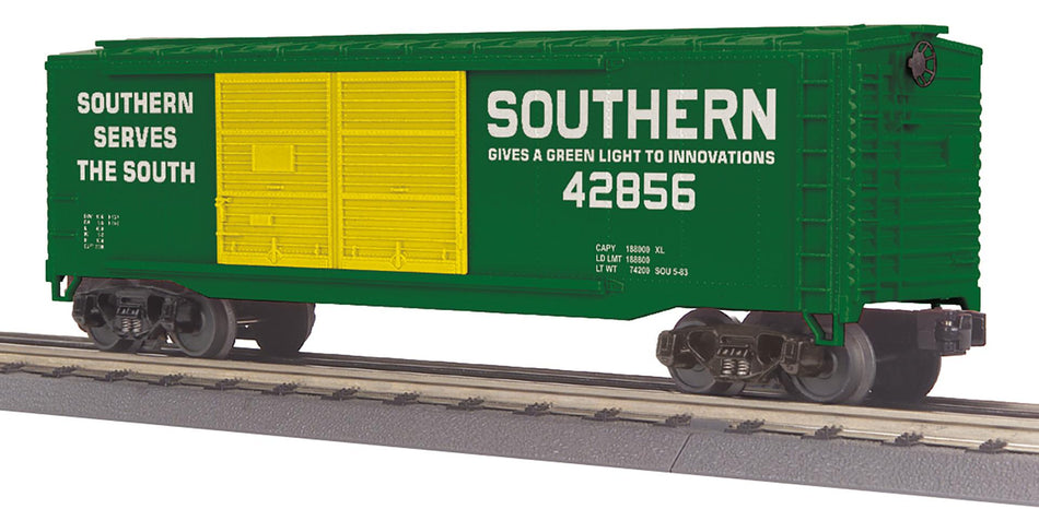 SOUTHERN O GAUGE RAILKING 40' DOUBLE DOOR BOX CAR