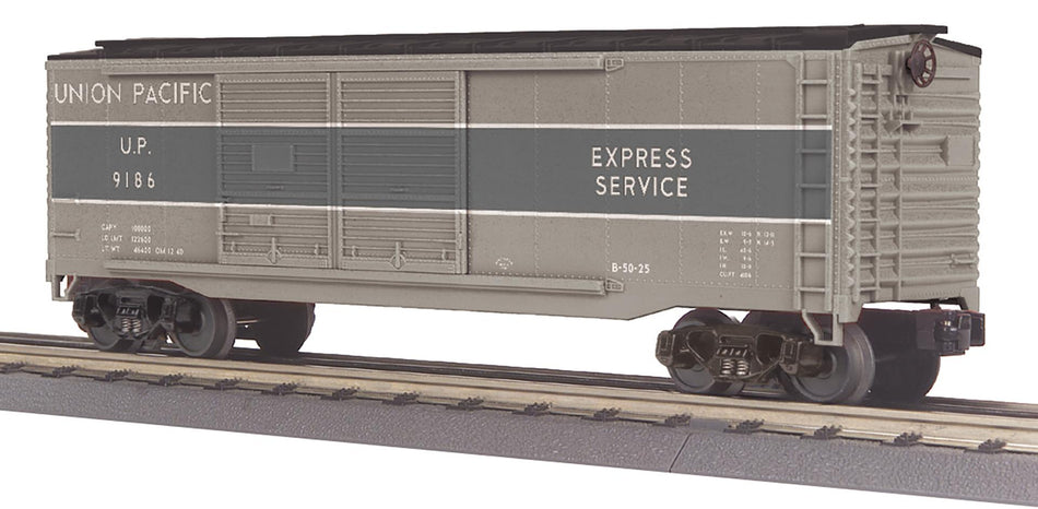 UNION PACIFIC O GAUGE RAILKING 40Õ DOUBLE DOOR BOX CAR