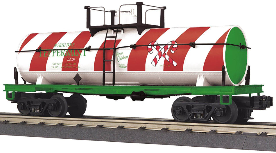 CHRISTMAS SMOKING TANK CAR